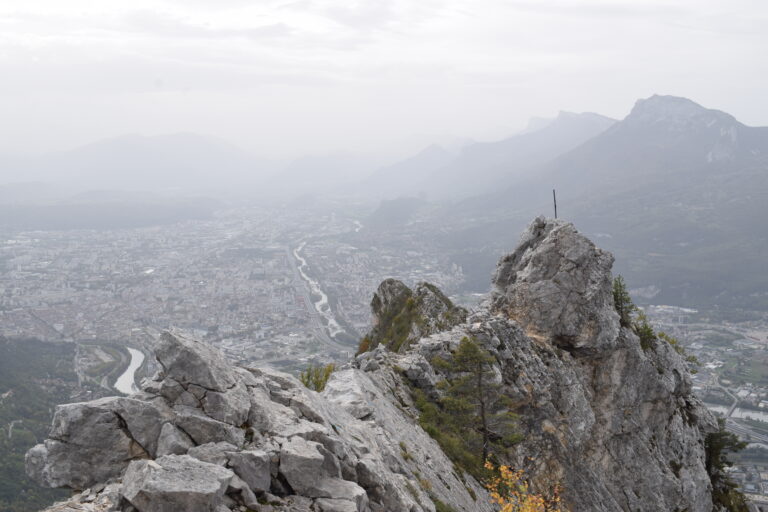 photo on the top of the mountain called Le Néron near near the city of Grenoble in France